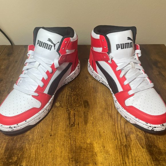 PUMA Rebound Speckle Men's Basketball Shoes Size 9 - Picture 2 of 10